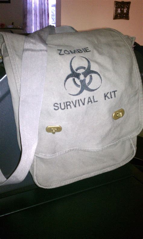 Zombie Survival Kit Bag | Etsy | Zombie survival kit, Kit bag, Bags