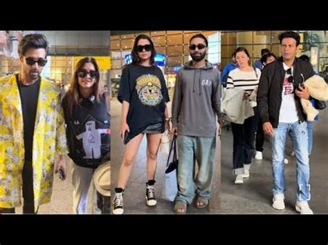 Pulkit Samrat Kriti Kharbanda Orry Manoj Bajpayee Arrived Back To