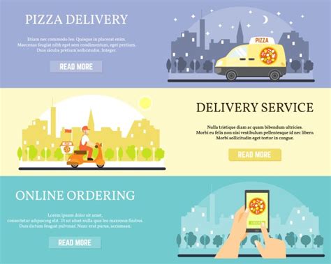 Fast Food Online Isometric Royalty Free Vector Image