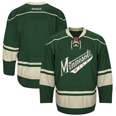 Reebok Minnesota Wild Green EDGE Authentic Alternate Jersey