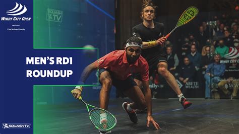 Squash Windy City Open 2022 Men S Rd 1 Roundup YouTube