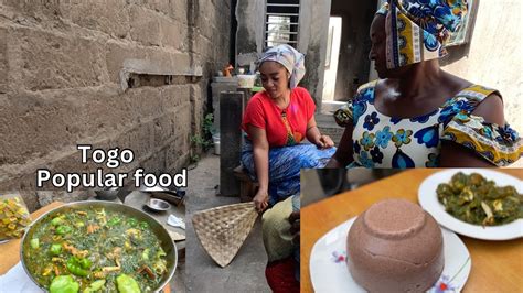 Cooking The Most Popular Food In Togo Ademe With Epokoume Jute