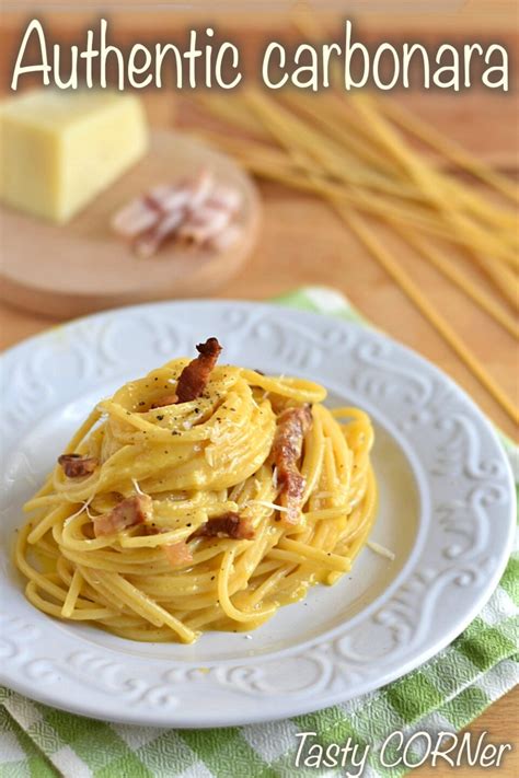 Authentic Spaghetti Carbonara Original Italian Recipe From Rome