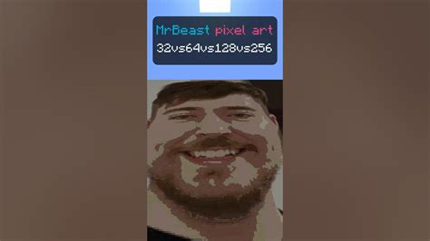 Minecraft MrBeast pixel art - YouTube