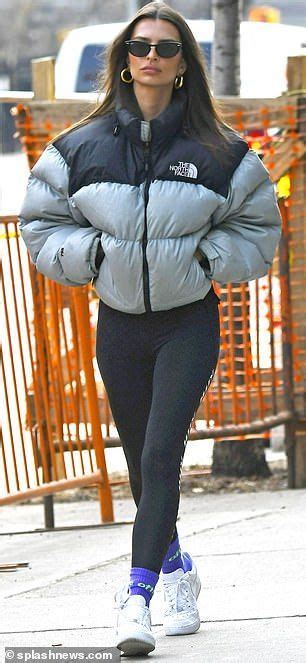 Emily Ratajkowski Is Seen In A Puffy Jacket As She Runs Errands In Nyc