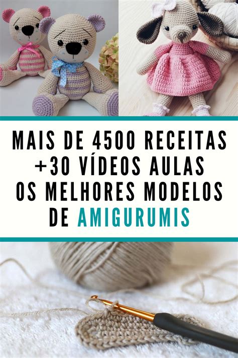 Aprenda Fazer Lindos Modelos De Amigurumis Passo A Passo Fazer