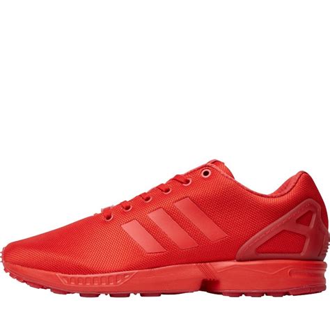 Buy adidas Originals ZX Flux Trainers Red/Red/Red