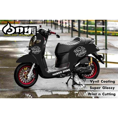 Jual Stiker Scoopy Deus Ex Machina Shopee Indonesia