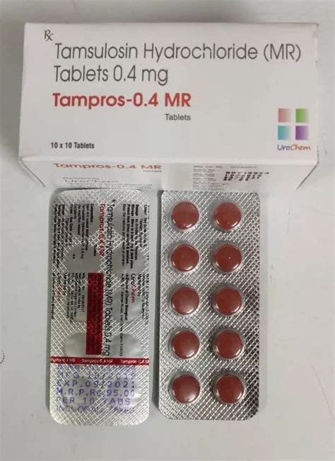 Dutasteride And Tamsulosin Hydrochloride MR Tablets Packaging Type