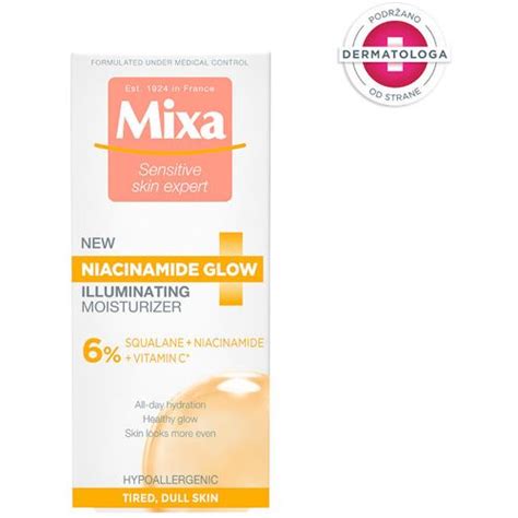 Mixa Niacinamide Glow Hidratantna Krema Ml Apoteka Melisa