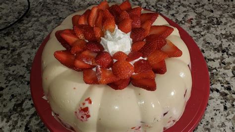 Gelatina De Leches De Fresa Youtube