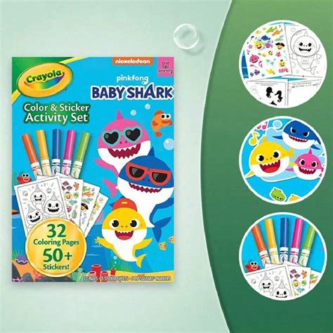 Crayola Conjunto De Actividades De Color Y Pegatinas Con Pinkfong