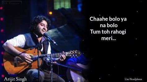 Rahogi Meri Lyrics Arijit Singh Youtube