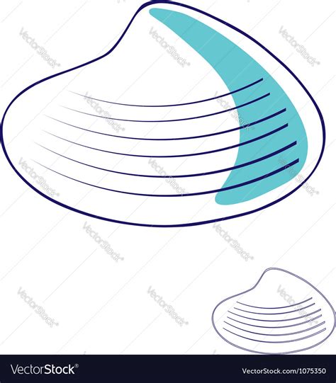 Sea Shell Royalty Free Vector Image Vectorstock