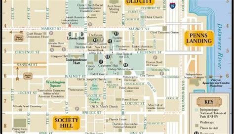 Printable Walking Map Of Philadelphia