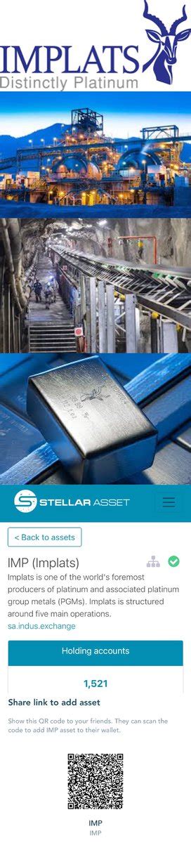 Stellar Stacker On Twitter Impala Platinum Holdings Limited Or