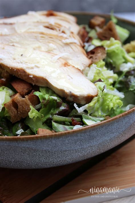 Schneller Caesar Salad Mit H Hnchenbrust Ninamanie