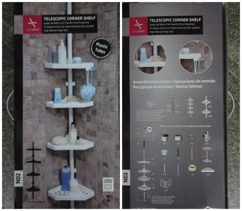 Угловая полка на телескопической трубке сборка - 88 фото