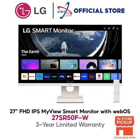 Lg Sr F W Myview Smart Monitor With Webos Ips Fhd Ms