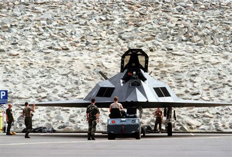 F-117 Nighthawk in Southwest Asia during Operation... - Fighter/Cargo ...