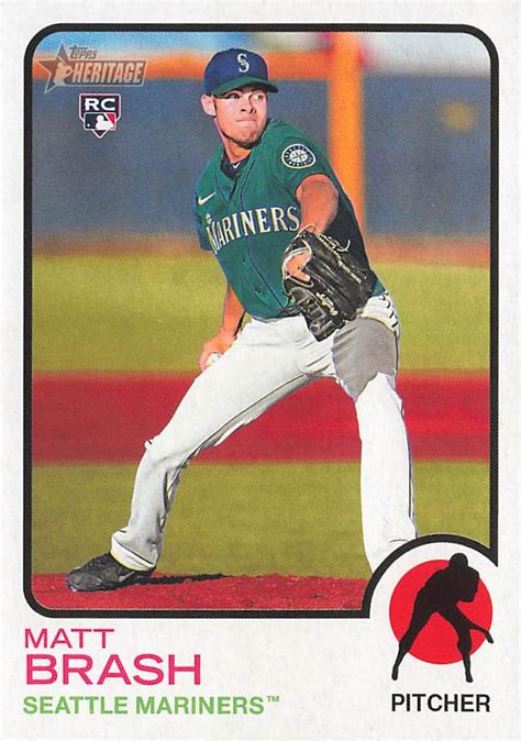 2022 Topps Heritage 547 Matt Brash Trading Card Database