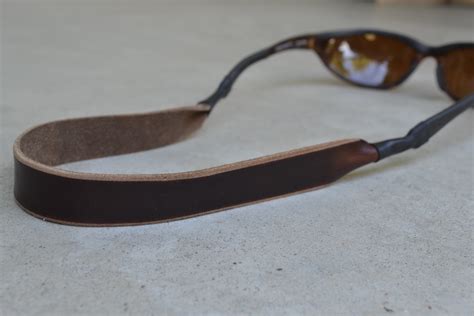 Horween Leather Sunglasses Strap Chromexcel Roughewn