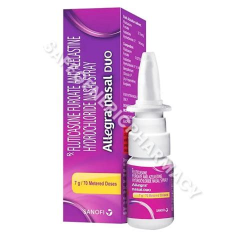 Buy Allegra Nasal Duo Spray Fluticasone Azelastine Online At Best Price