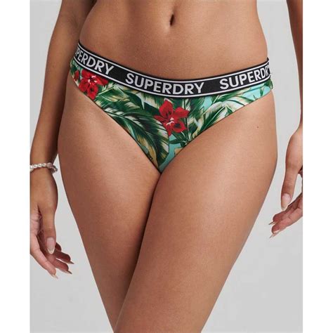 Superdry Vintage Logo Bikini Brief Nh Bikini Bottom Green Dressinn