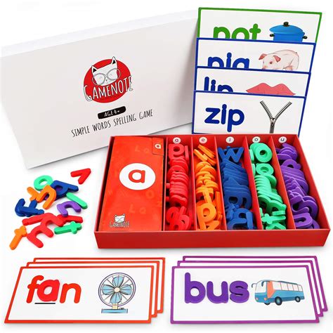 Buy Gamenote Spelling Games Cvc Word Educational Learning Toys With 150