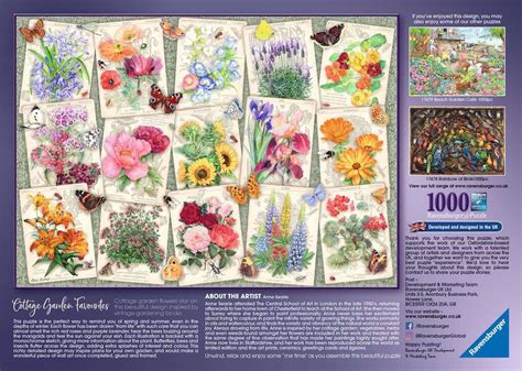 Ravensburger Puslespil 1000 Brikker Haveblomster Se tilbud og køb