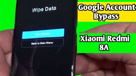 Xiaomi Redmi A Frp Reset Bypass Google Account Lock With Easy Method