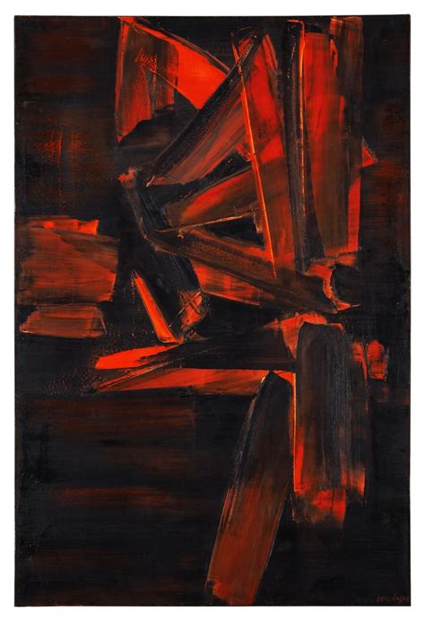 Pierre Soulages Peinture X Cm Ao T Mutualart