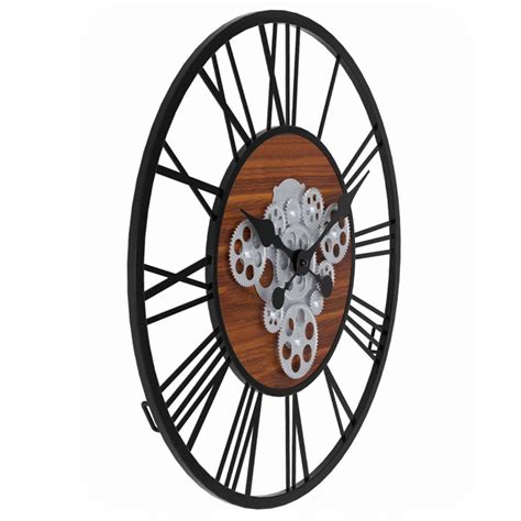 Grande Horloge Murale Industrielle Cm Id Market