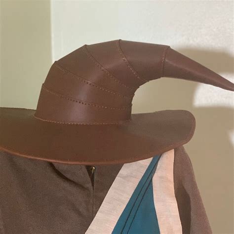 Wizard Hat Pattern Witch Hat Leather Diy Pdf Download Video Tutorial