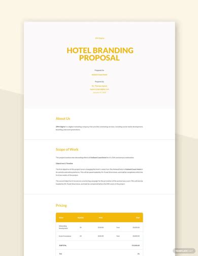 Free 17 Branding Proposal Samples In Pdf