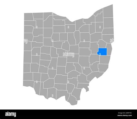 Map of Harrison in Ohio Stock Photo - Alamy