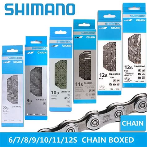 SHIMANO 8 9 10 11 12 S Bicycle Chains Road MTB Bike Chains CN HG40 HG53