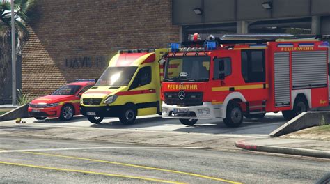 Mercedes Atego Feuerwehr Bf Dresden Hlf Els Paintjob Gta Mods