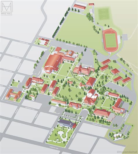 Campus Maps for Western Colorado University :: Behance