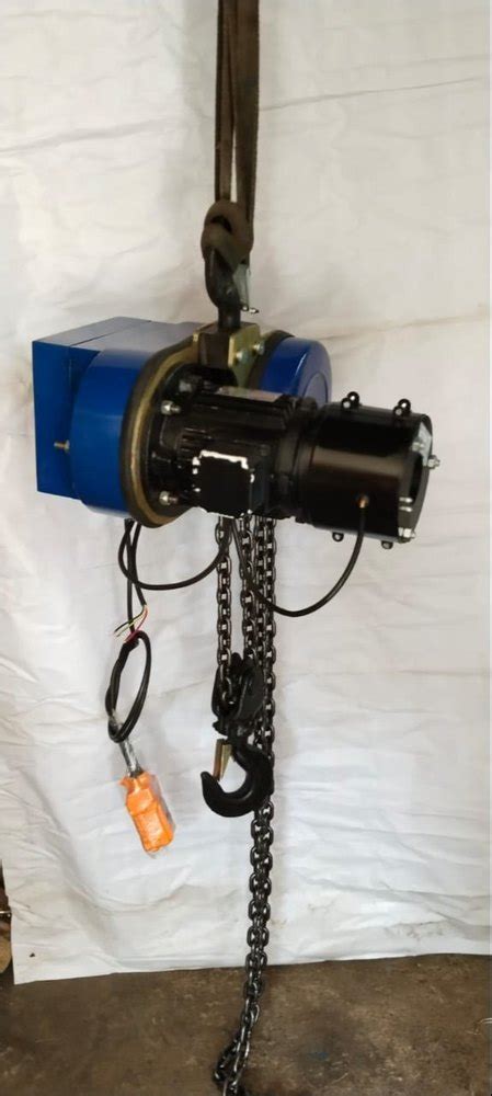 Va0036 Electronic Chain Hoist For Industrial Capacity 0 1 Ton In Ahmedabad Vraj Associates