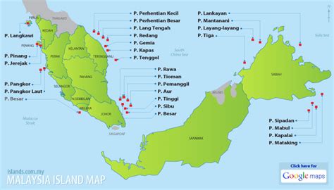 Map Of Malaysia And Islands - Naoma Vernice