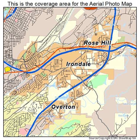 Aerial Photography Map of Irondale, AL Alabama