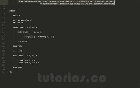 Matrizcolumnascentrales Tutorias Co