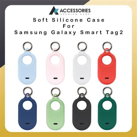 Soft Silicone Cover For Samsung Galaxy SmartTag 2 Locator Case Anti