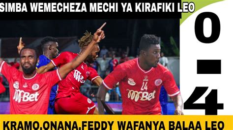 Live KUTOKA ZANZIBAR SIMBA IMECHEZA MECHI KIRAFIKI LEO KRAMO ONANA