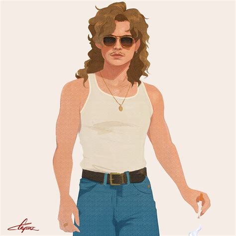 Stranger Things Billy Hargrove Fanart By Crystal Jade Vaughan