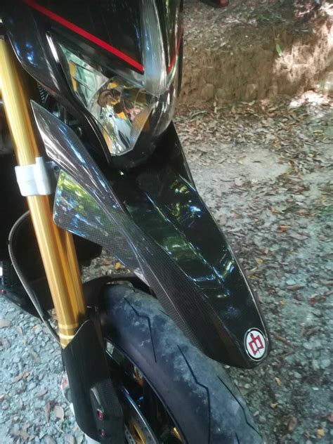 Parafango Anteriore Cupolino Carbonio Aprilia Dorsoduro Ebay