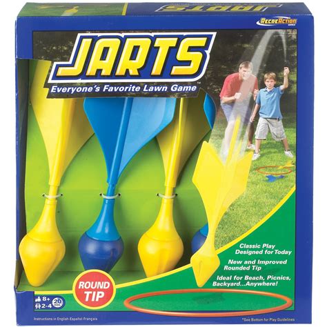 New Colorful Ideal Jarts Dart Target Lawn Game Outdoor Sports Kids Free