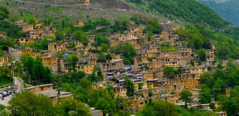 Masouleh Village Trekking And Iranian Shepherds Against The Compass