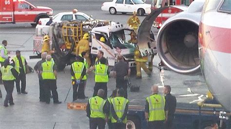 Driver Rescued After Fuel Truck Collides With Airplane At Lax Abc